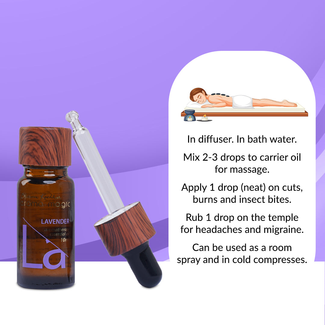 Lavender Essential Oil - Calm, Heal & Soothe Pain