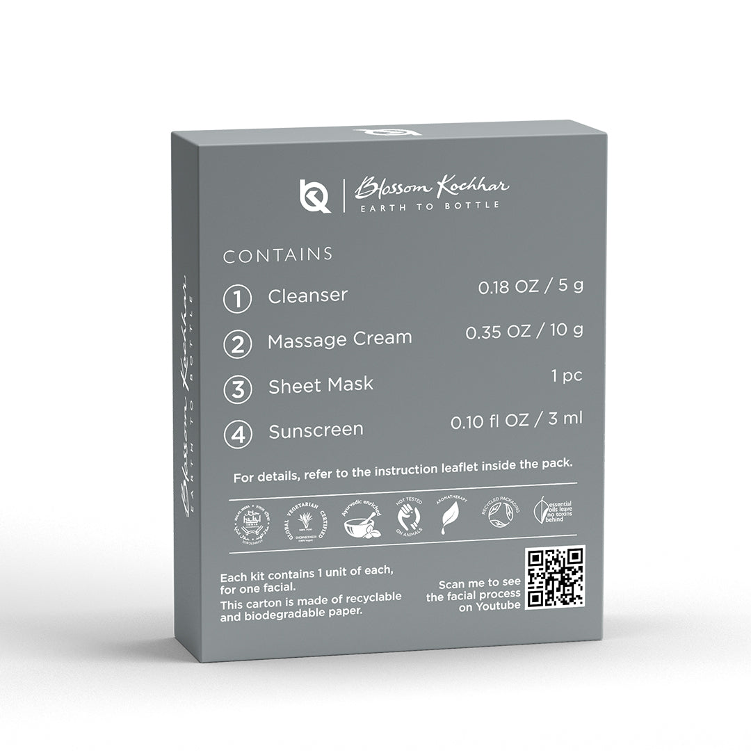 Skin Brightening Men's Facial Kit Aroma Magic