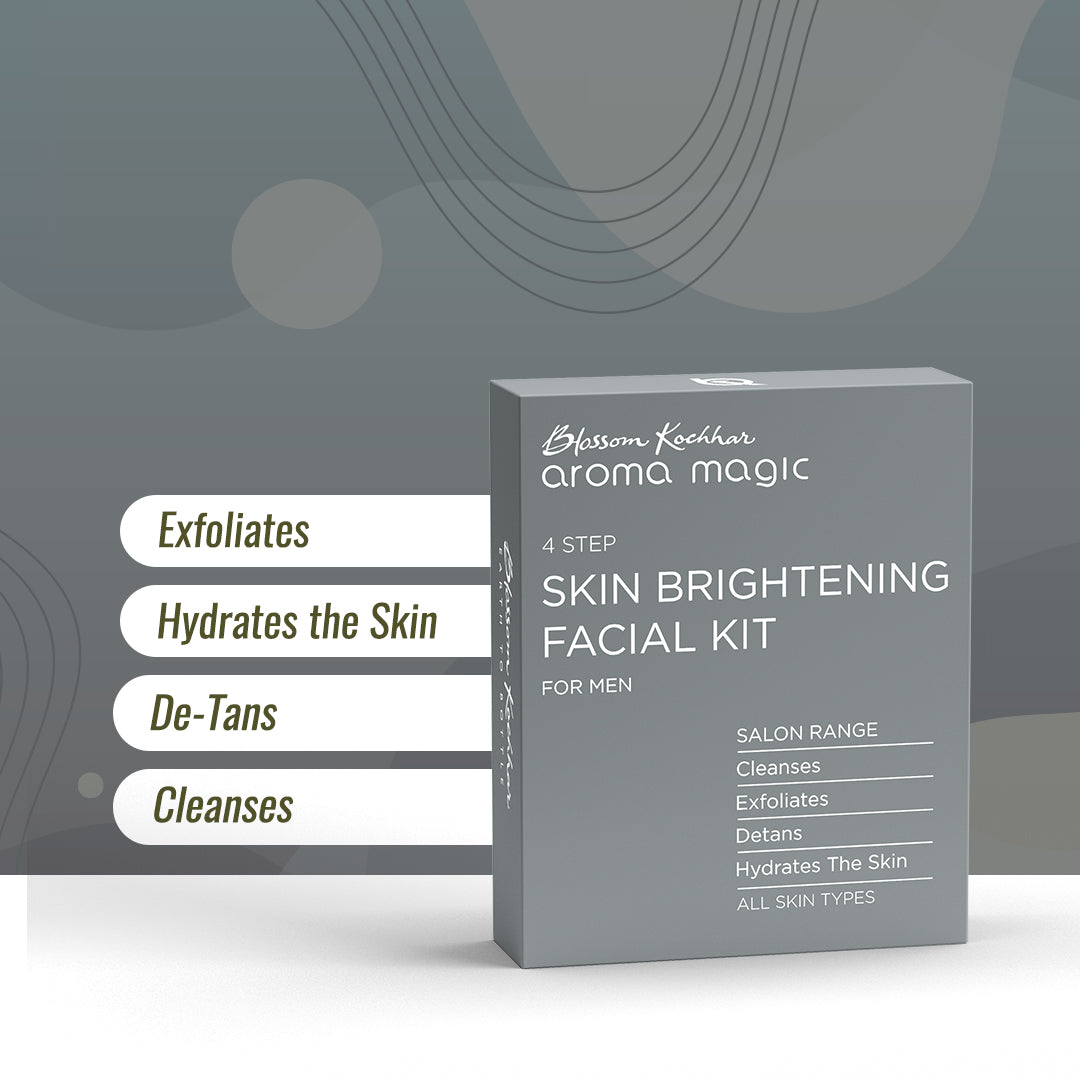 Skin Brightening Men's Facial Kit Aroma Magic