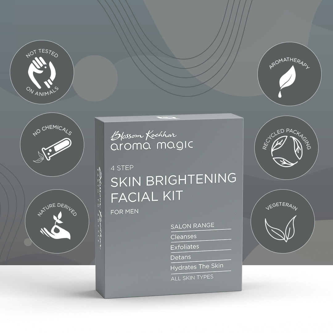 Skin Brightening Men's Facial Kit Aroma Magic