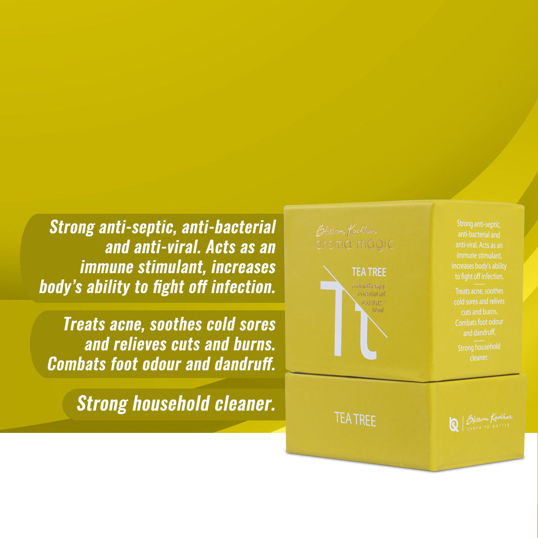 Tea Tree Essential Oil - Controls Acne & Boost Immunity