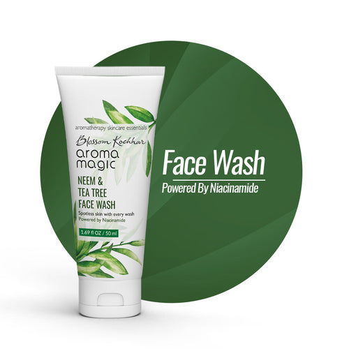 Neem and Tea Tree Niacinamide Face Wash For Oily & Acne Prone Skin Aroma Magic
