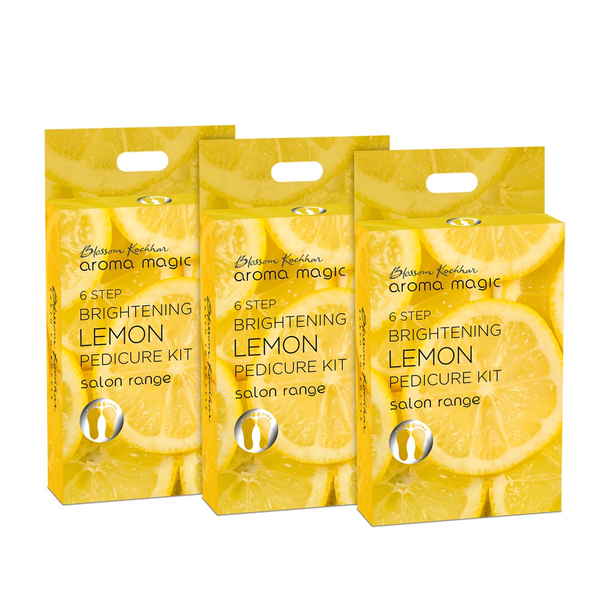 Brightening Lemon Pedicure Kit for 3 Use