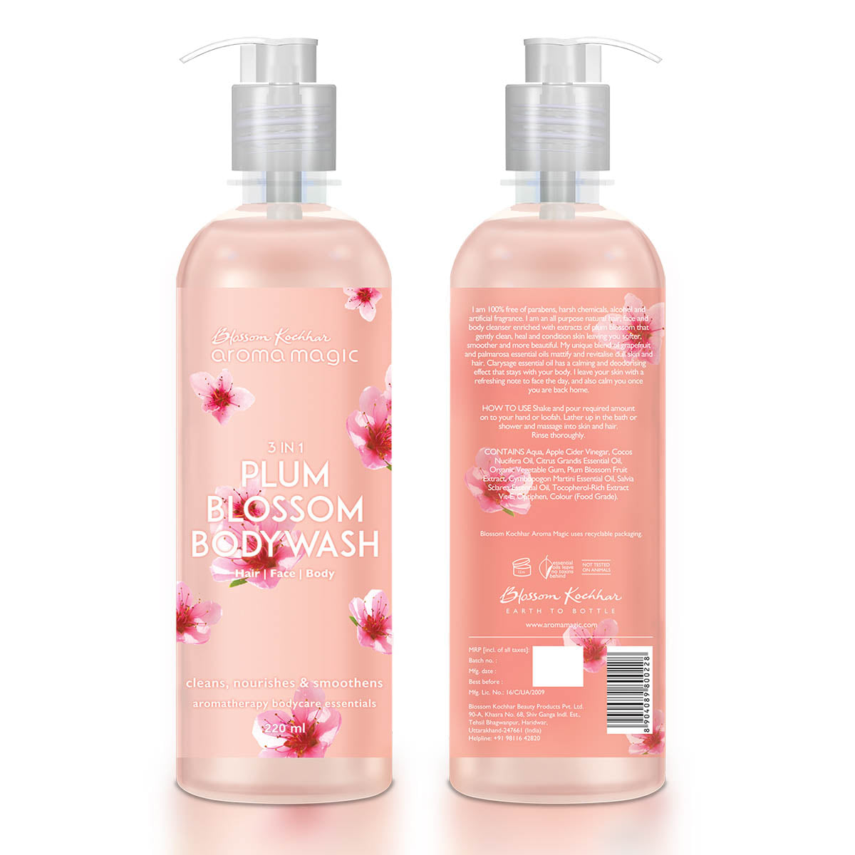 3 in 1 Plum Blossom Body Wash - Aroma Magic