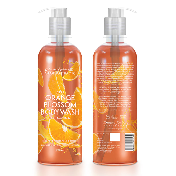 3 in 1 Orange Blossom Body Wash - Aroma Magic