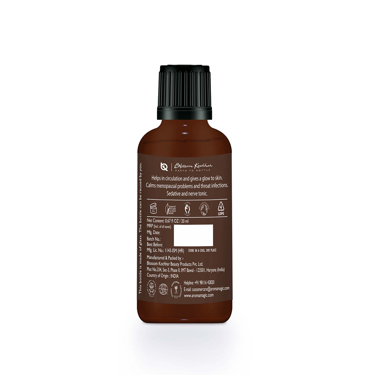 Geranium Essential Oil 100% Pure Organic Therapeutic Grade Geranium Oil for  Diffuser, Sleep, Perfume, Massage, Skin Care, Aromatherapy, Bath - 10ML 