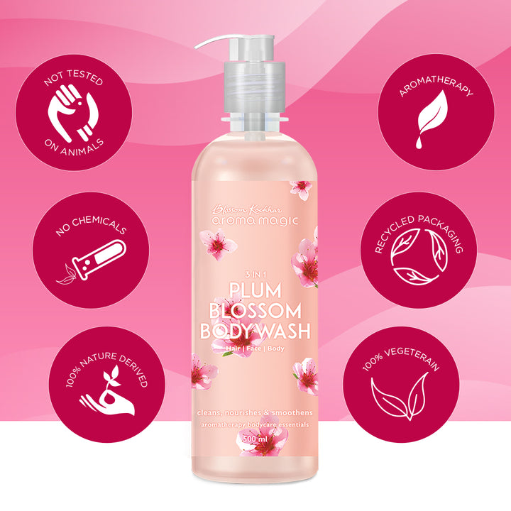 3 in 1 Plum Blossom Body Wash - Aroma Magic